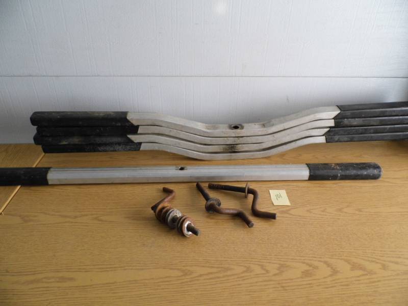 lot 101 image: Snowmobile Trailer Tie Down Bars