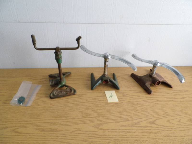 lot 105 image: Lot of 3 Antique Sprinklers