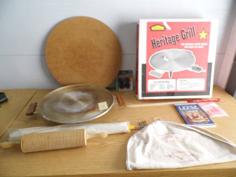 Lefse Grill and accessories, Large Estate Auction