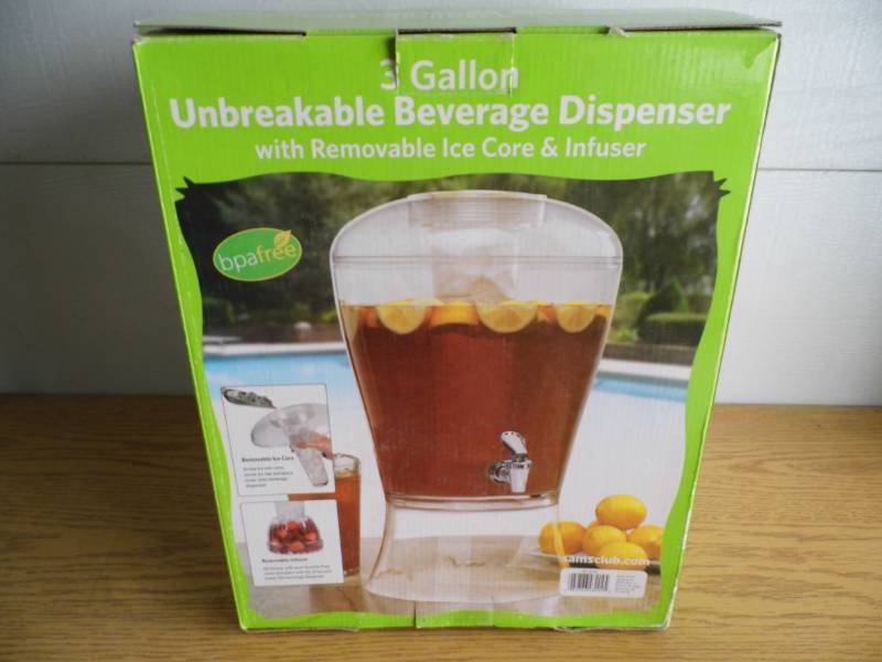 lot 166 image: 3 Gallon Beverage Dispenser