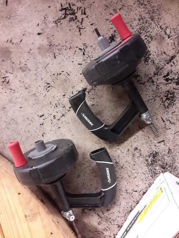lot 39 image: 2 Husky Power Drum Augers