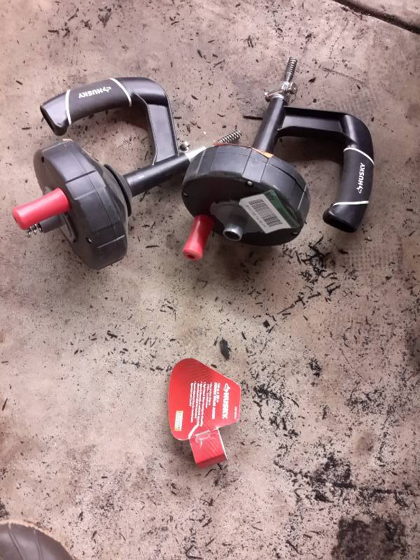 lot 40 image: 2 Husky Power Drum Augers