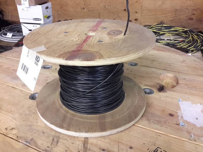 lot 71 image: Partial Spool of Electrical Wire