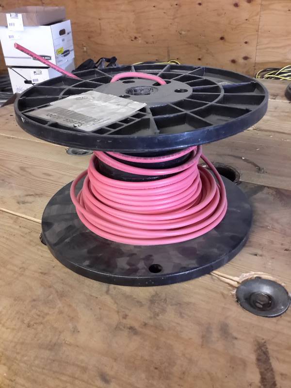 lot 72 image: Partial Spool of Electrical Wire