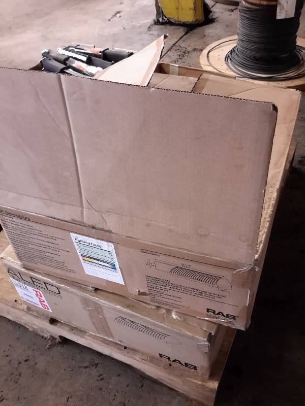 lot 92 image: 2 - RAB Lighting Fixtures, Large