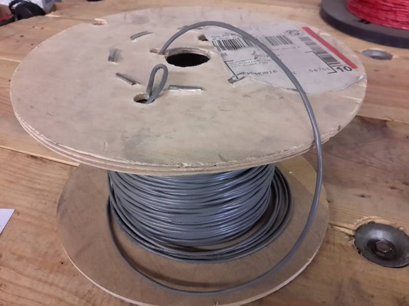 lot 97 image: Partial Spool of Electrical Wire