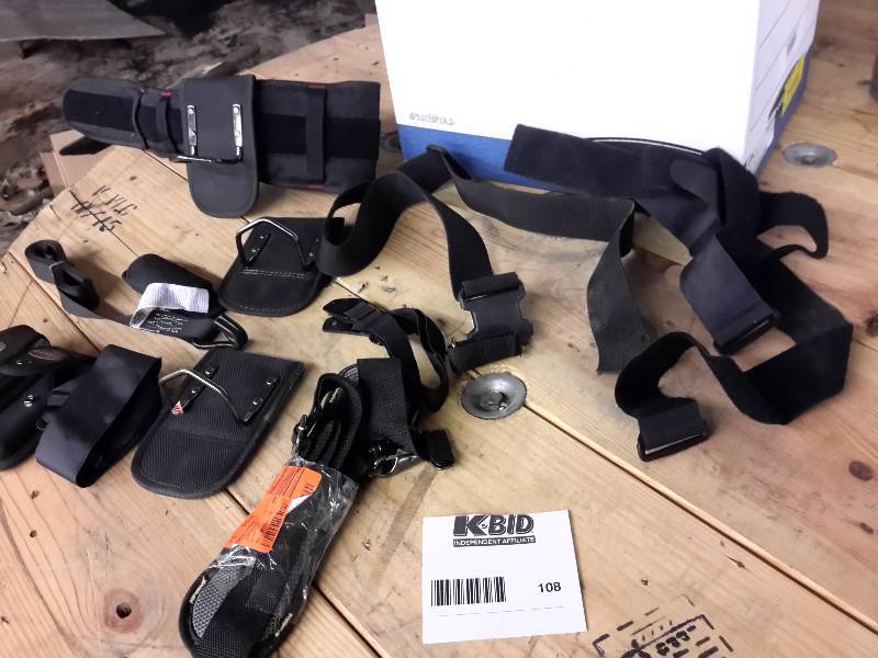 lot 108 image: Lot of Tool Carrying Devices, Please See Close-Ups