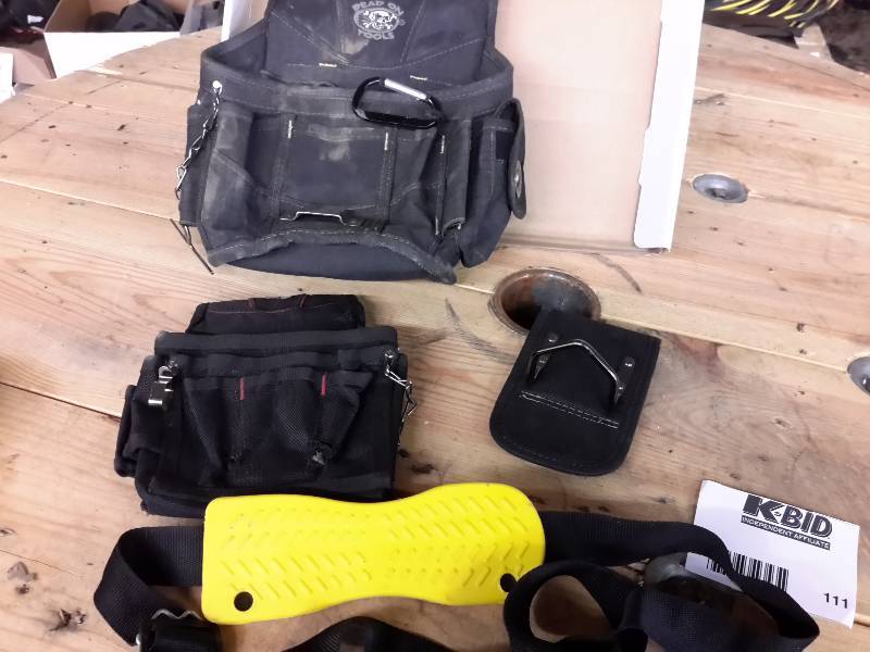 lot 111 image: Lot of Tool Carrying Devices, Please See Close-Ups
