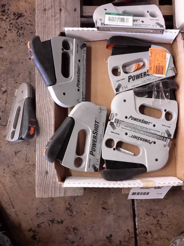 lot 114 image: Lot of Staple Guns, Powershot