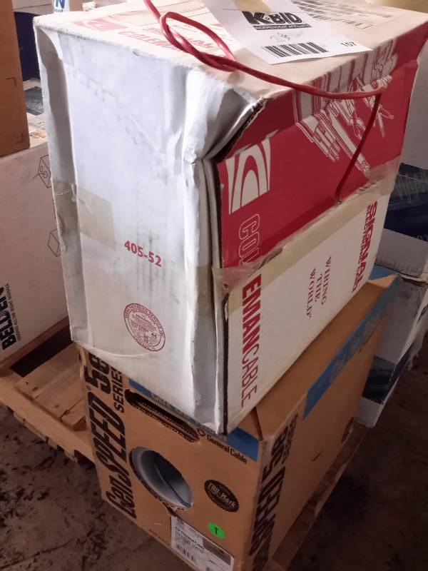 lot 157 image: 2 Boxes of Electrical Wiring, Please see close-ups