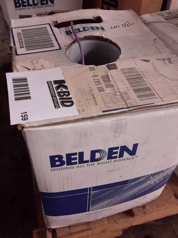 lot 159 image: BELDEN Electrical Wiring, Please see close-ups