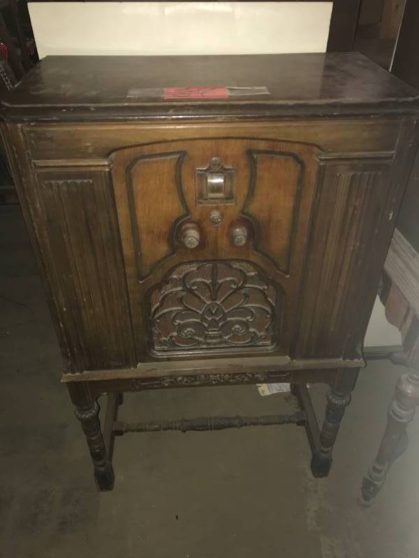 lot 37 image: Vintage Radio Floor Model