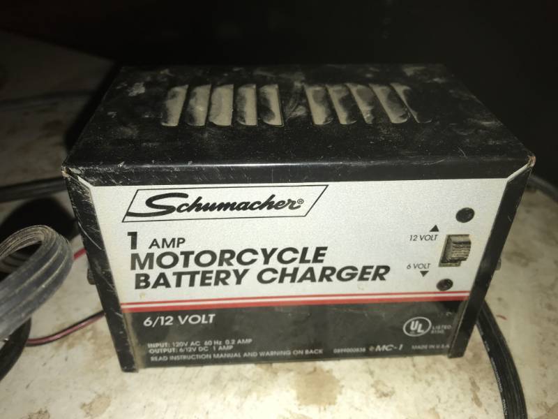 lot 138 image: Two Motorcycle Battery Chargers