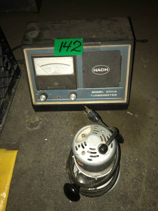 lot 142 image: Hach Turbidmeter Model 2100M Router Skil 295 USA