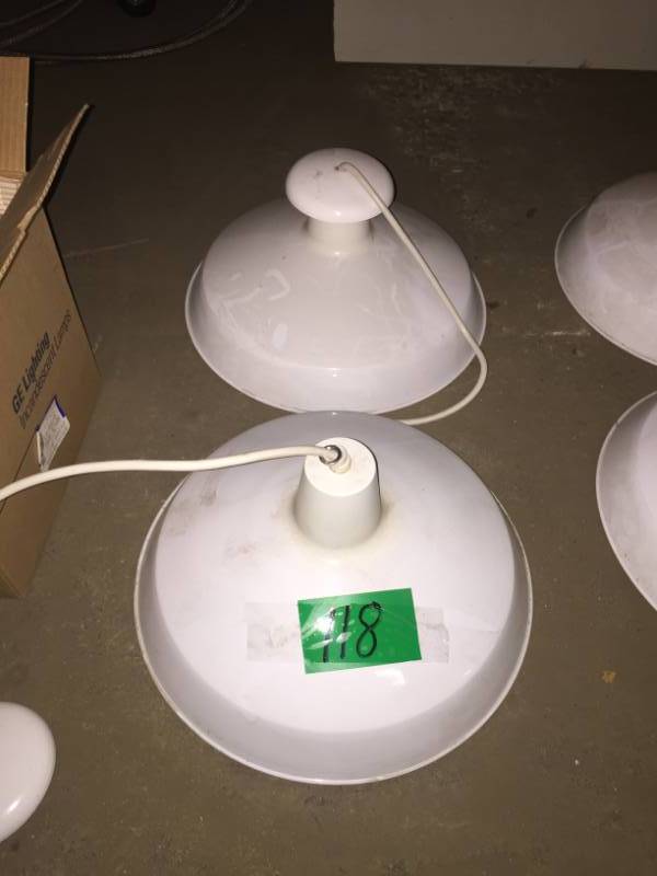 lot 118 image: Two Vintage Style Lights
