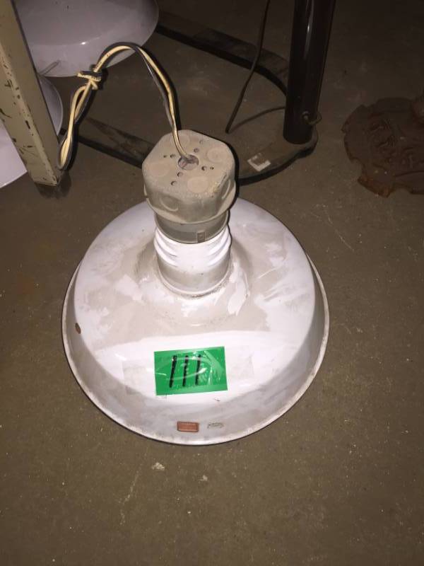 lot 111 image: One Vintage Gasoline Alley Type Lamp