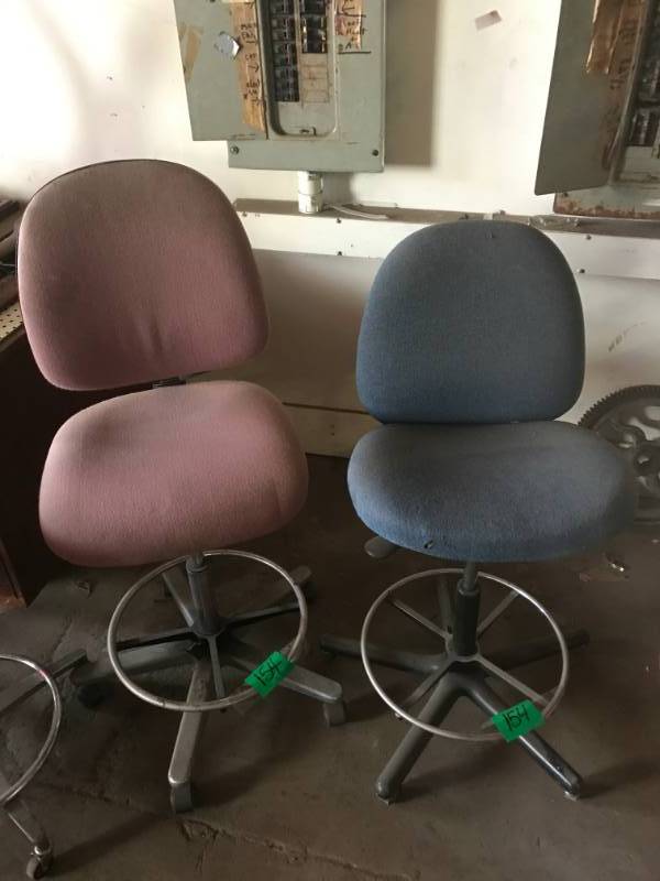 lot 154 image: Two Drafting Stools