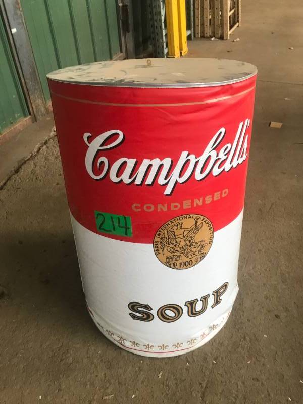 lot 214 image: Campbell Soup Inflatable