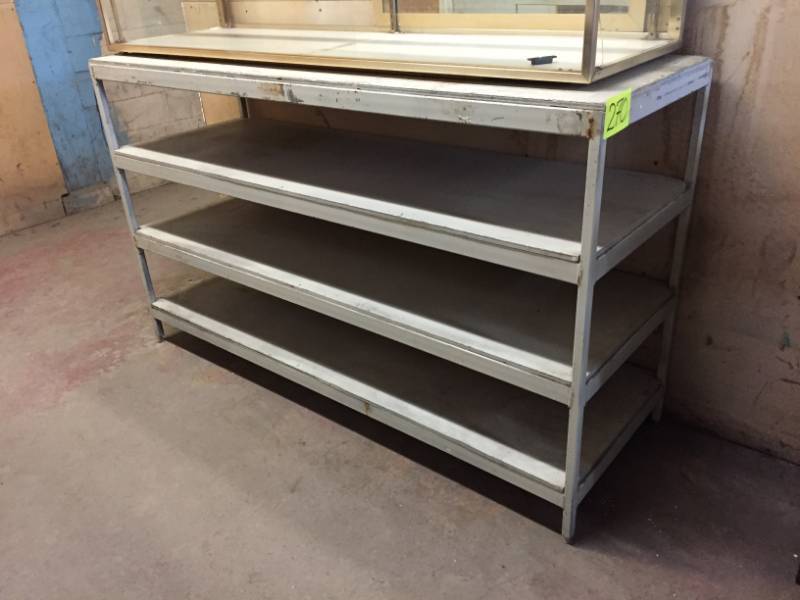 lot 270 image: Two Super heavy duty shelves