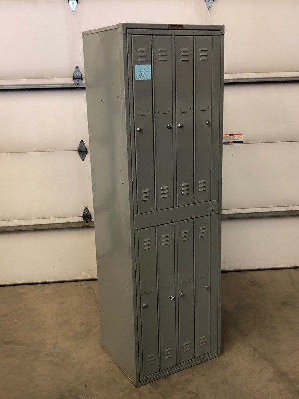 lot 10 image: Steel Locker Cabinet