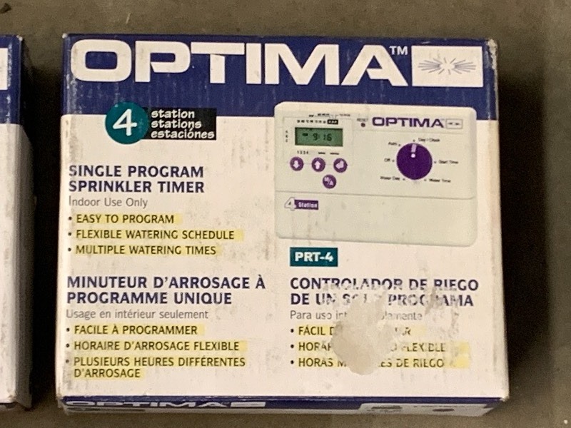 lot 11 image: (3) Optima Sprinkler Timers