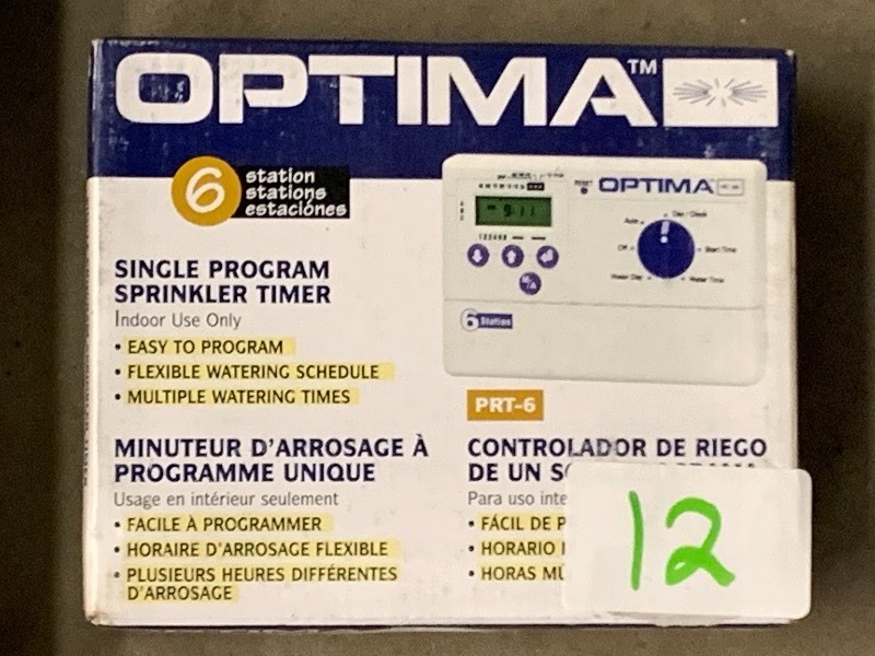 lot 12 image: (1) Optima & (1) Rainbird Sprinkler Timers