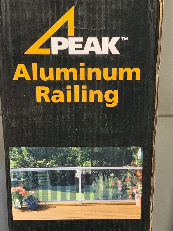(8) Sets Of Peak Tinted Glass Kits For Outdoor Railings
