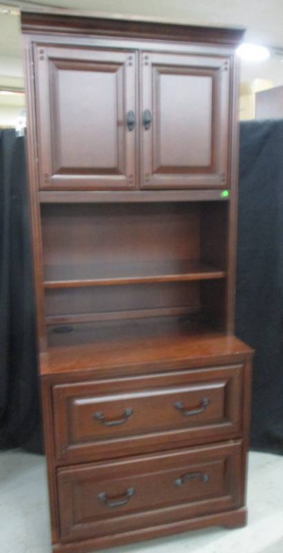Two piece Executive Library Bookecase Beautiful