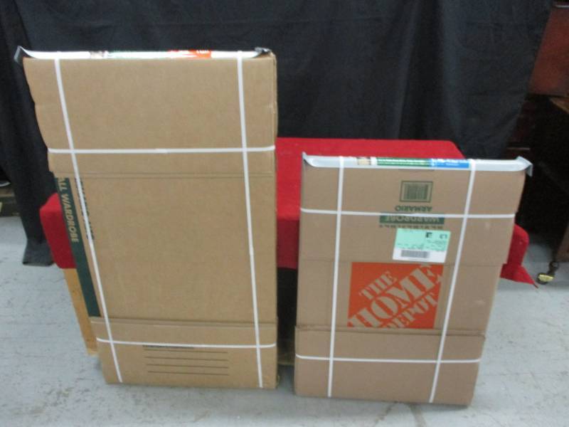 Tall Wardrobe Boxes Estate Auction 35 K Bid