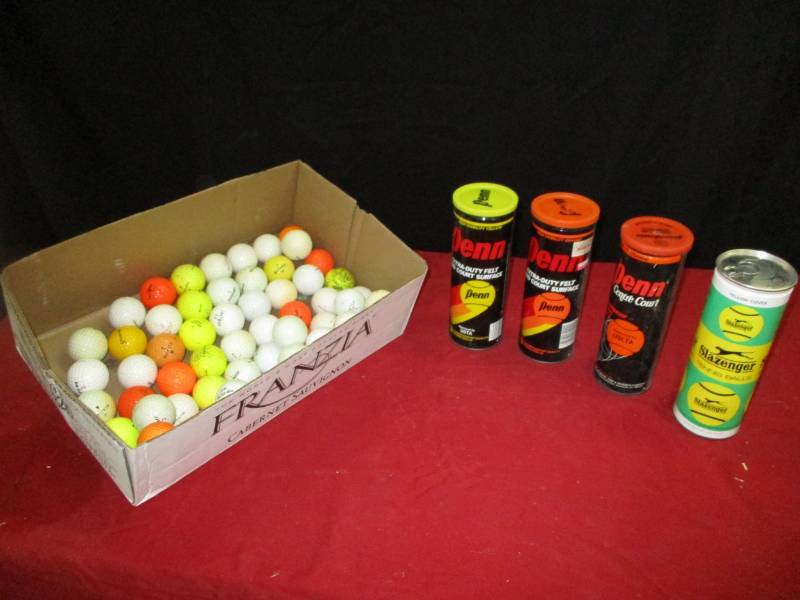 Tennis Balls and Golf Balls