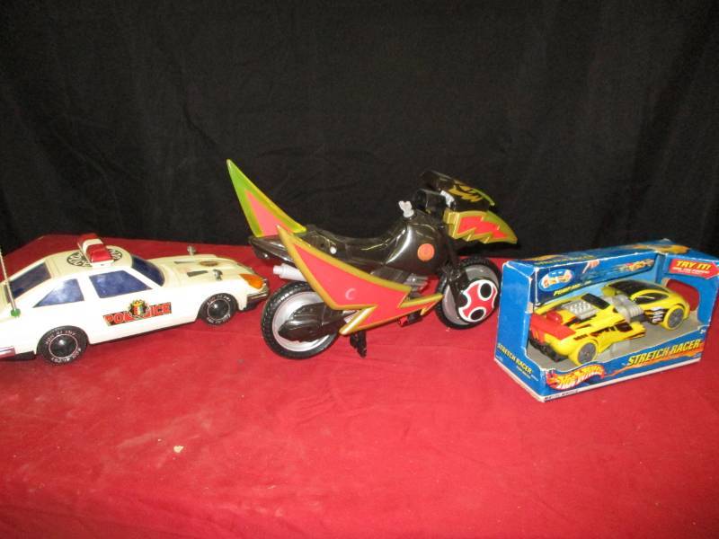 Cars motorcycle power rangers and hotwheels one still in box