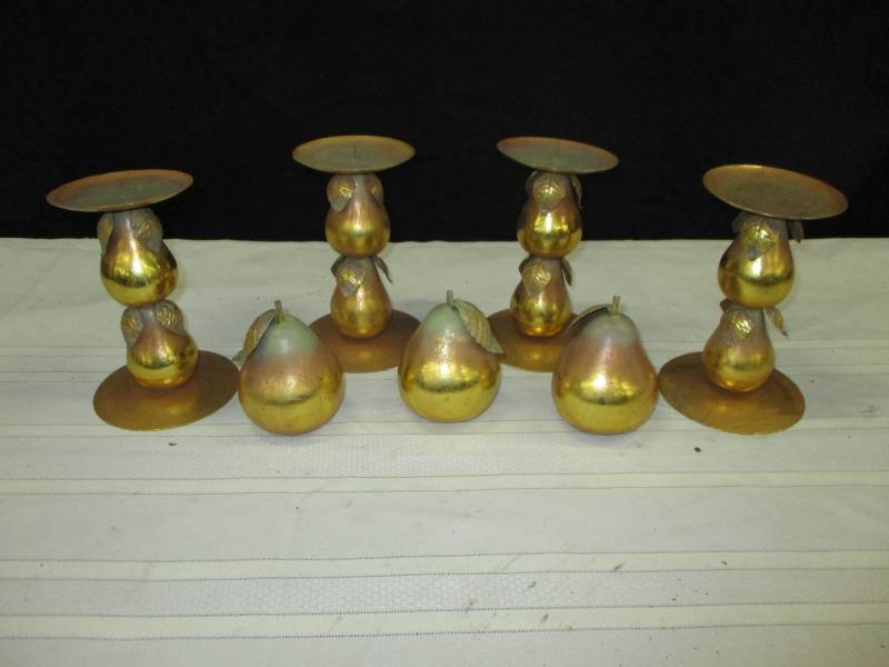 Pear Candle Holders and dcor