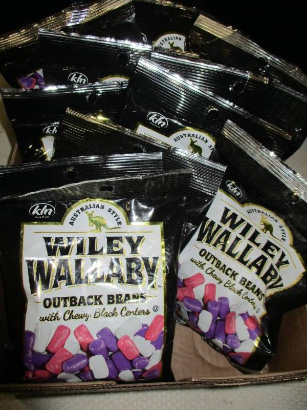 12 bags of Wiley Wallaby Outback Beans