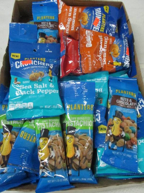 Planters Peanuts Treats, pistacios, Trail mixes and more