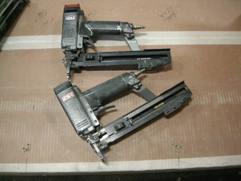 lot 61 image: 2 Senco Pneumatic Crown Staplers