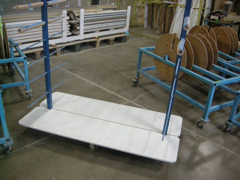 lot 133 image: Rolling Stacking Rack