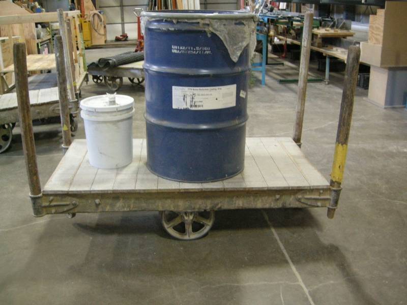 lot 141 image: Vintage Nutting Railroad Cart