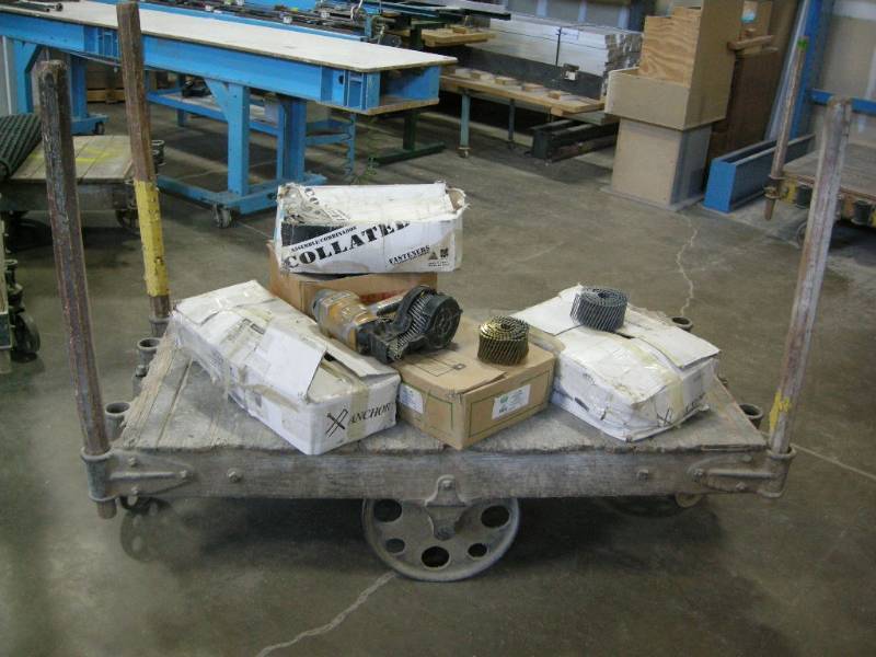 lot 147 image: Vintage Nutting Style Railroad Cart