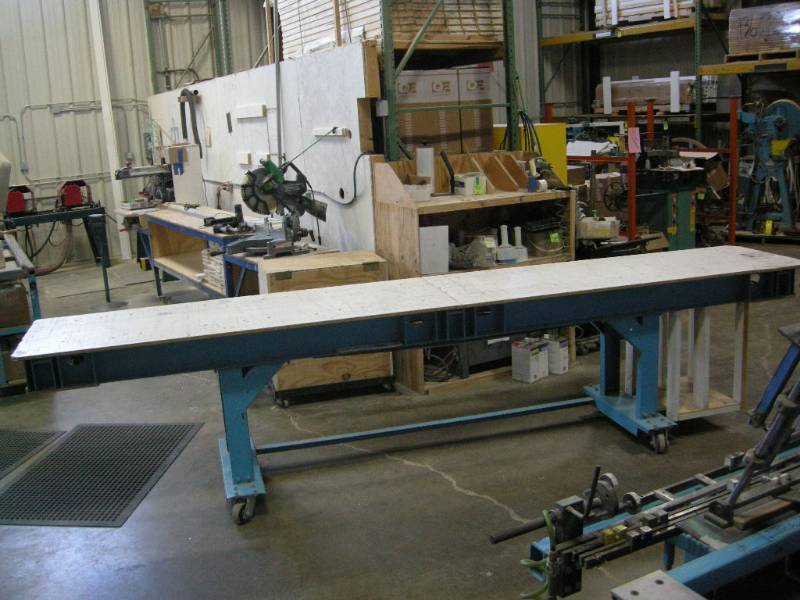 lot 157 image: Long Work TableBench