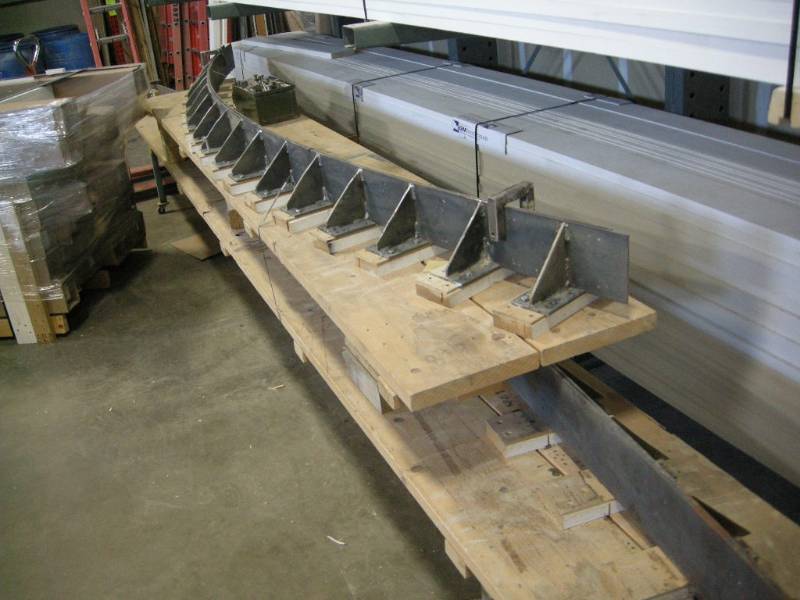 lot 160 image: Custom Radius Garage Door Frame Jigs
