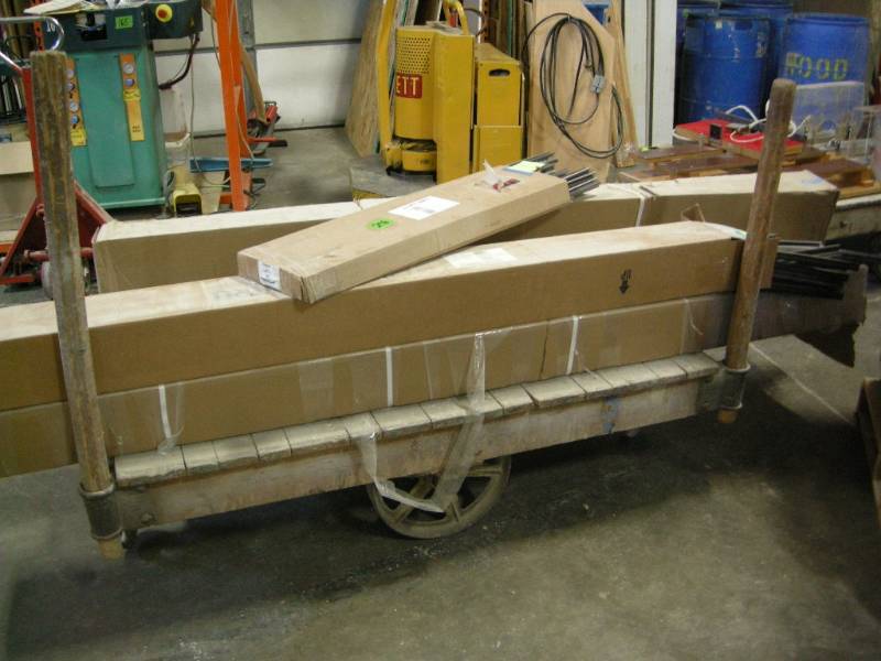 lot 251 image: Vintage Nutting Railroad Cart