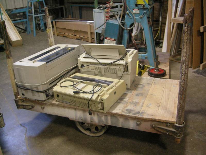 lot 256 image: Vintage Nutting Style Railroad Cart
