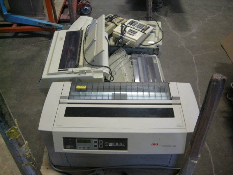lot 257 image: Okidata Printers, Adding Machines