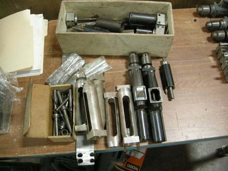 lot 207 image: Group Rockwell Self Feed Drill Parts