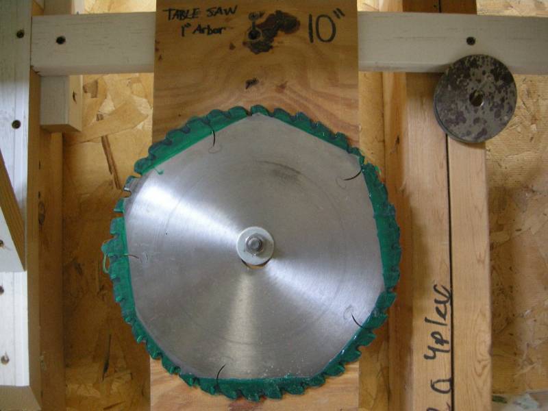 lot 214 image: 10 Table Saw Blade - Sharpened
