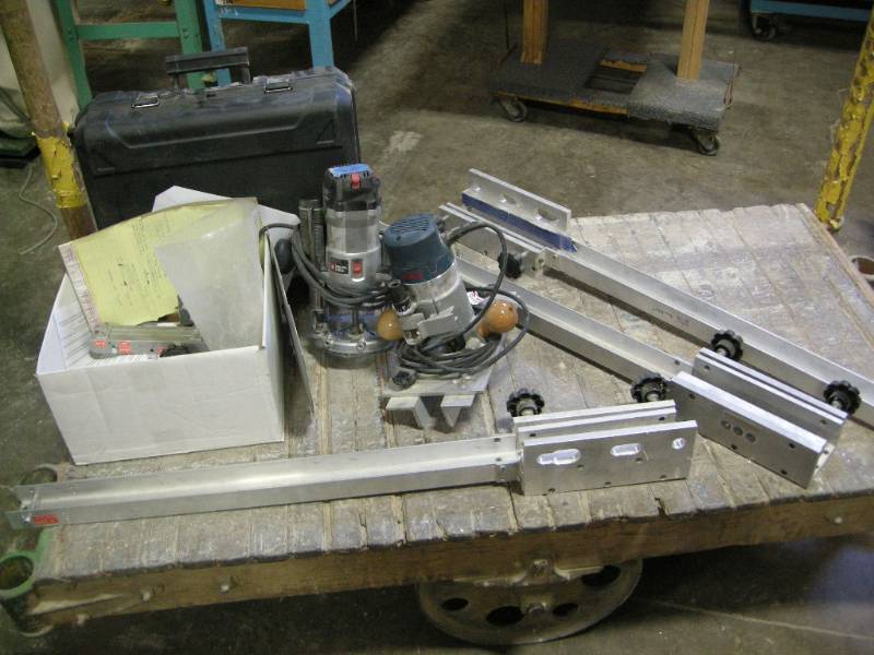 lot 227 image: Thermatru Multi-point Jig, Routers, Hardware