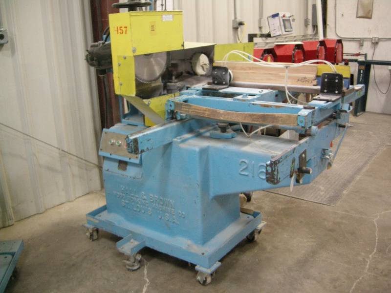 lot 18 image: Hall & Brown Single End Tenoner Machine