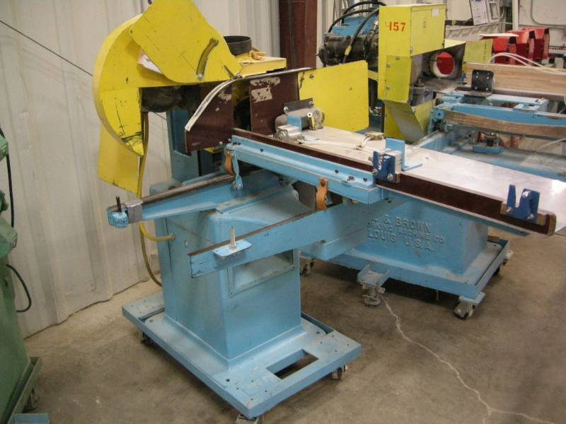 lot 19 image: Hall & Brown Single End Tenoner Machine