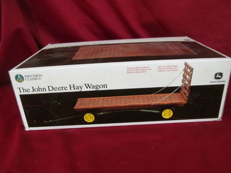 lot 14 image: Precision classic The John Deere Hay Wagon
