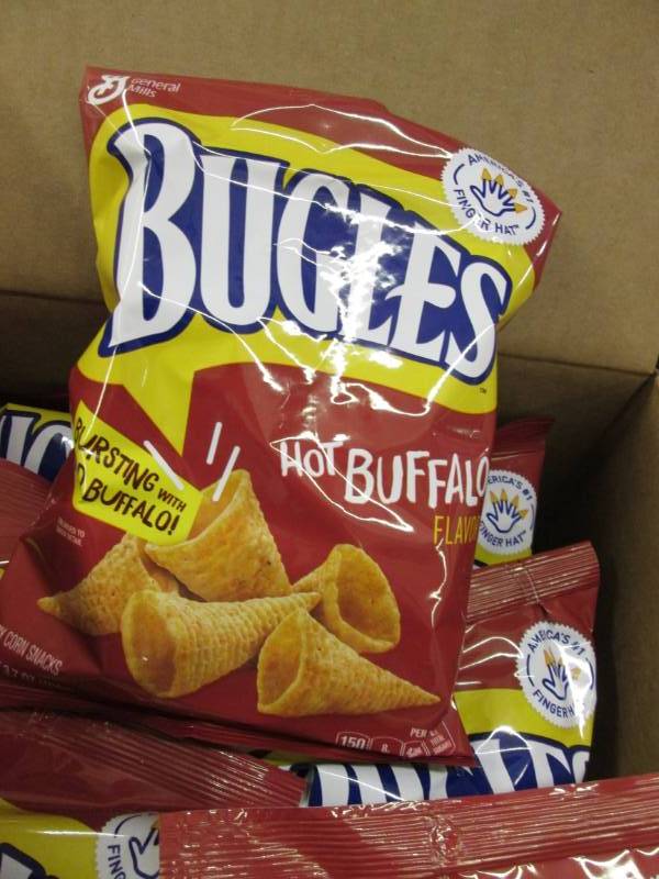 lot 11 image: Case of 10 - 3.7 oz Hot Buffalo Bug...